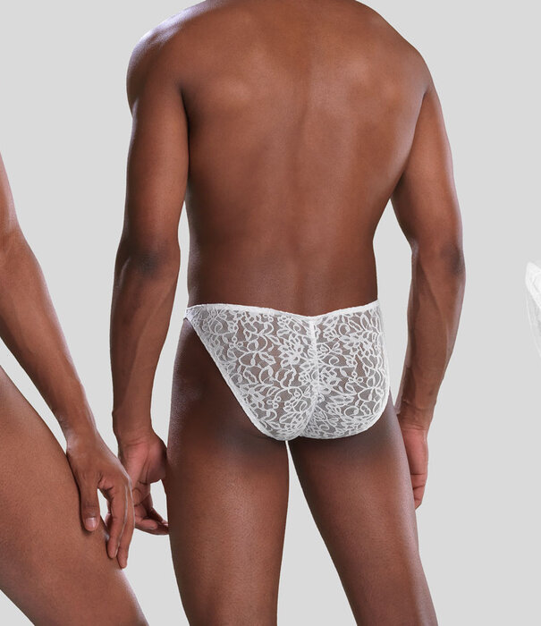 Joe Snyder Maxibulge Bikini Lace 01 Transparant Wit (005)
