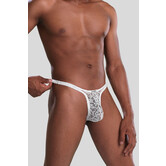 Joe Snyder Shining Rio Thong Lace 11 Transparant Wit (005)