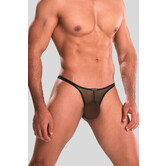 Joe Snyder Shining Bikini Capri Mesh 07 Transparant Zwart (055)