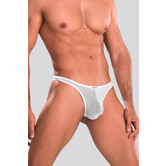 Joe Snyder Shining Thong Mesh 03 Transparant Zwart (055)