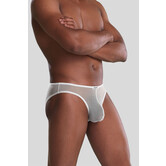 Joe Snyder Shining Bikini Mesh 01 Transparant Wit (005)