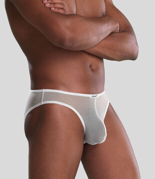 Joe Snyder Shining Bikini Mesh 01 Transparant Wit (005)