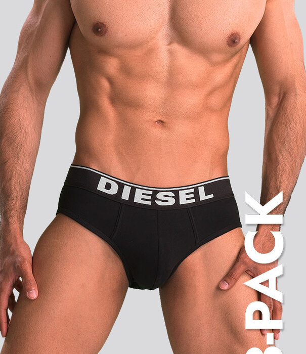 Diesel Andre Slip 3-Pack JKKB Black