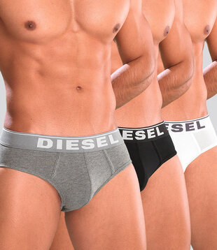 Diesel Andre Slip 3-Pack JKKB Wit/Zwart/Grijs