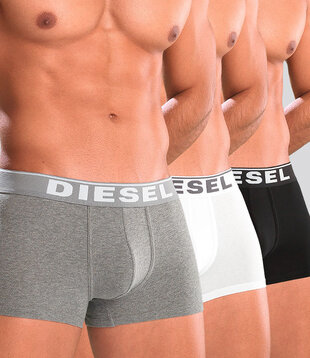 Diesel Damien Boxershort 3-Pack JKKB Wit/Zwart/Grijs