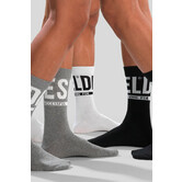 Diesel Ray Socks 3-Pack QATV Weiß/Schwarz/Grau