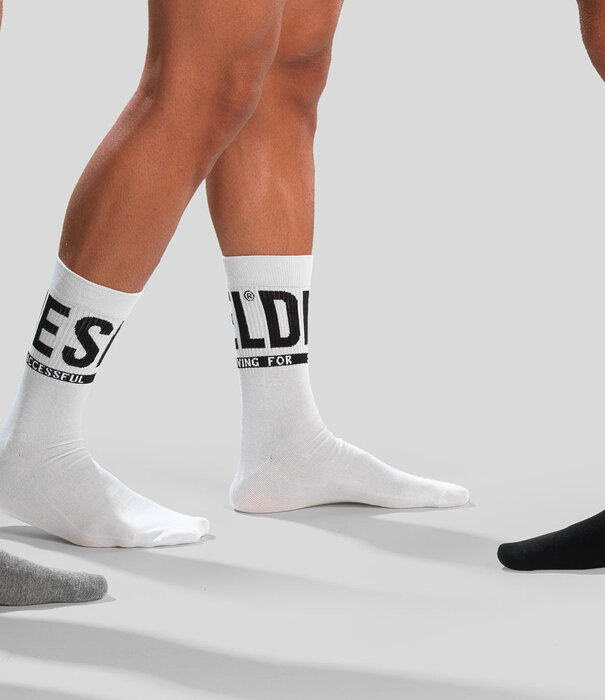 Diesel Ray Socks 3-Pack QATV Weiß/Schwarz/Grau