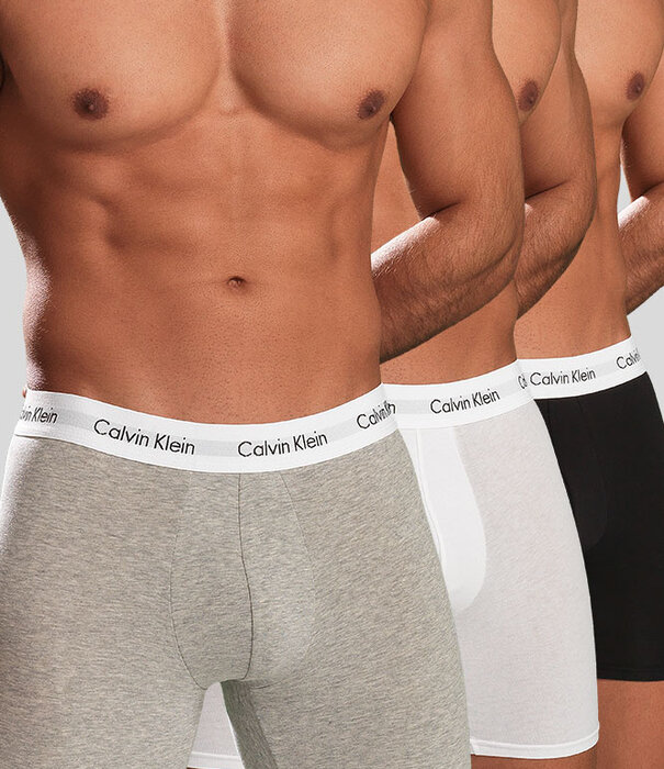 Calvin Klein Boxer Brief 3-Pack NB1770A Schwarz/Weiß
