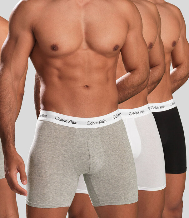 Calvin Klein Boxer Brief 3-Pack NB1770A Weiß/Schwarz/Grau