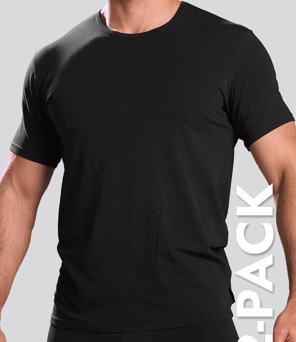 Calvin Klein Crew Neck T-Shirt 2-Pack NB1088A Schwarz