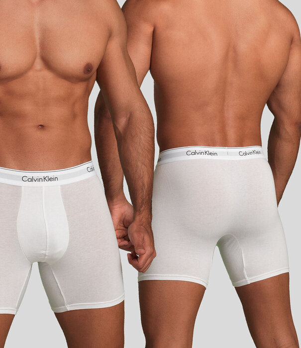 Calvin Klein Boxer Brief 2-Pack NB1087A White