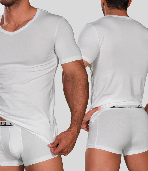 Boss VN Cotton Stretch T-Shirt 2-Pack 408 Weiß