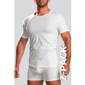 Boss RN Cotton Stretch Slim Fit T-Shirt 2-Pack 407 Weiß