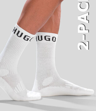 Boss RS Sport Socks 2-Pack 454 Wit