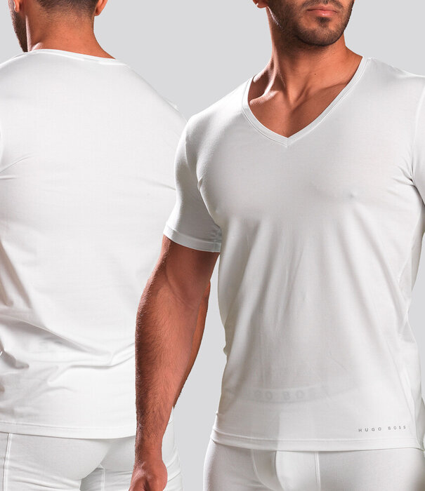 Boss Urban Coolmax Cotton VN T-Shirt 709 Weiß