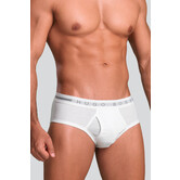 Boss Original Pure Cotton Fine Rib Slip 703 Wit