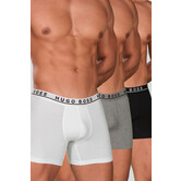 Boss Boxer Brief 3-Pack 404 Wit/Zwart/Grijs