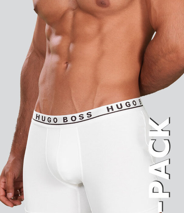 Boss Boxer Brief 3-Pack 404 Wit