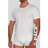 Boss RN Cotton Stretch T-Shirt 2-Pack 405 Weiß