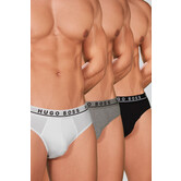 Boss Slip 3-Pack 402 Wit/Zwart/Grijs