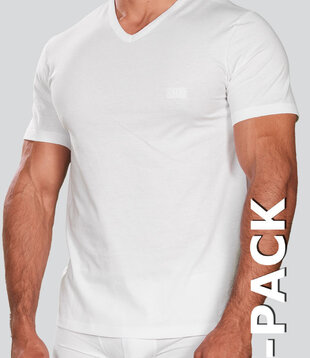 Boss VN Cotton T-Shirt 2-Pack 401 Wit
