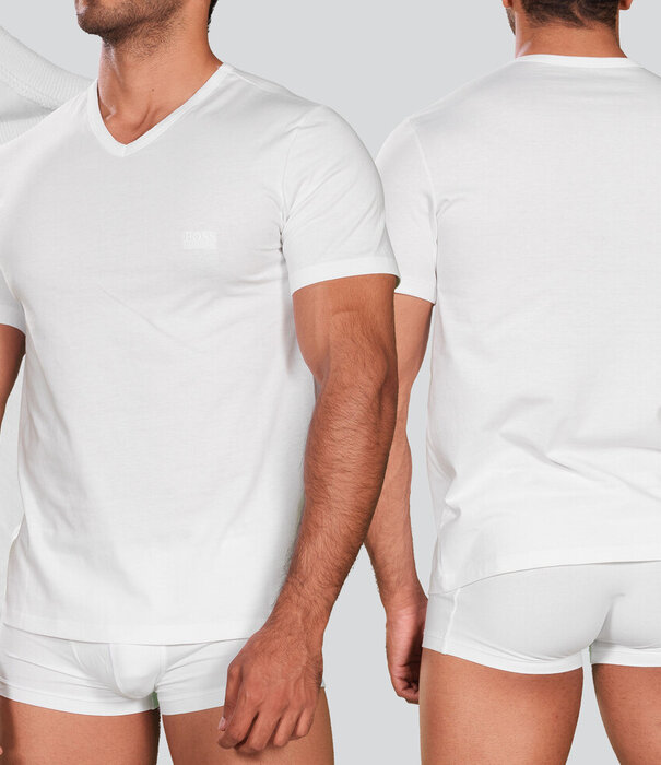 Boss VN Cotton T-Shirt 2-Pack 401 Wit