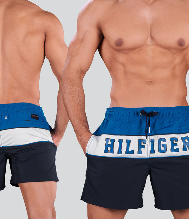 Tommy Hilfiger Medium Drawstring Swim Short 116 Blue