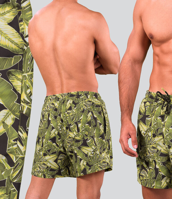 Boss Barracuda Swim Short 662 Multi Groen (251)