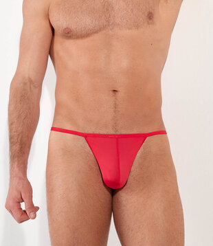 HOM g-string Plume rood