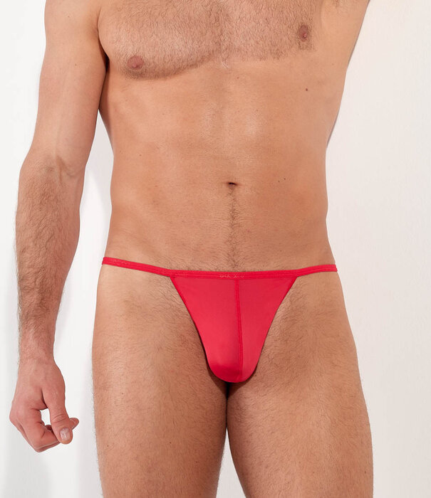 HOM g-string Plume rood