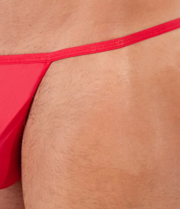 HOM g-string Plume rood