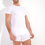 HOM tee-shirt crew neck Supreme Cotton wit