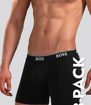 Boss Boxer Brief 3-Pack 282 Power Black