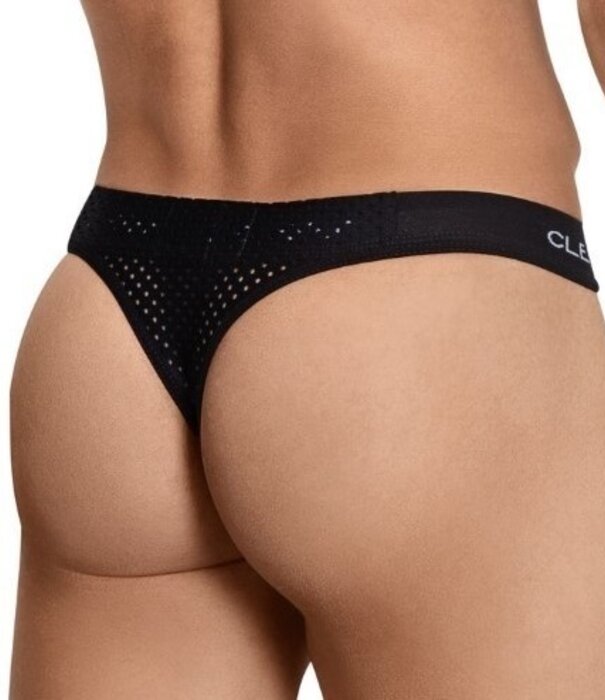 Clever mesh thong