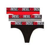 Diesel Rick D-core herenstring zwart/ grijs/ rood