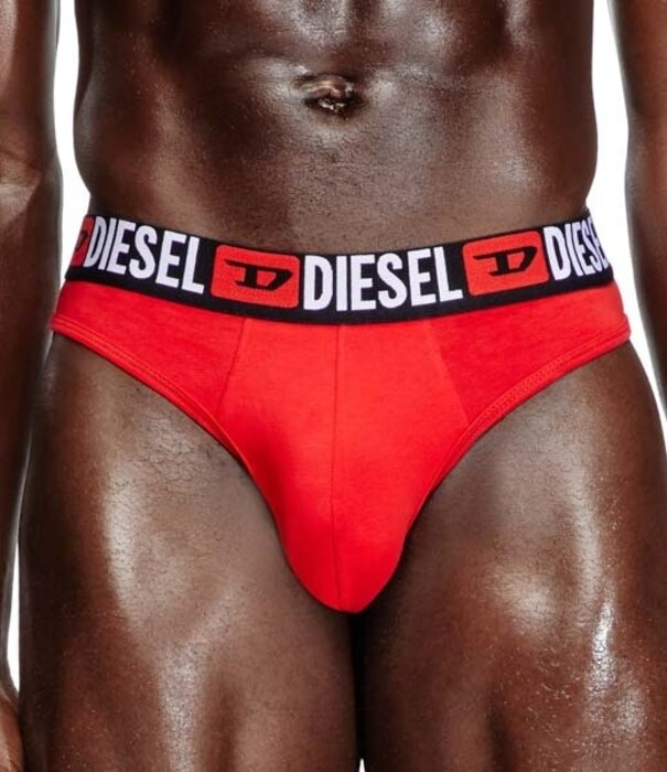 Diesel Rick D-core herenstring zwart/ grijs/ rood