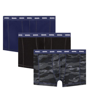 Diesel Damien Utlt boxershort 3-pack zwart/ blauw