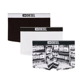 Diesel Damien D-box boxers 3-Pack zwart/ wit