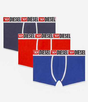 Diesel Danilo D-core boxershort 3-Pack blauw/ rood