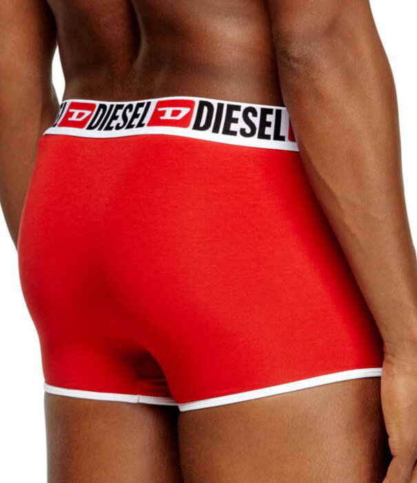 Diesel Danilo D-core Boxershorts 3-Pack blauw/ rood