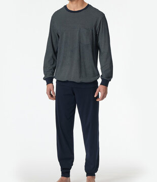 Schiesser Pyjama  blauw