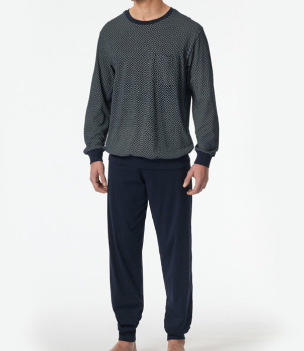 Schiesser Pyjama  blauw