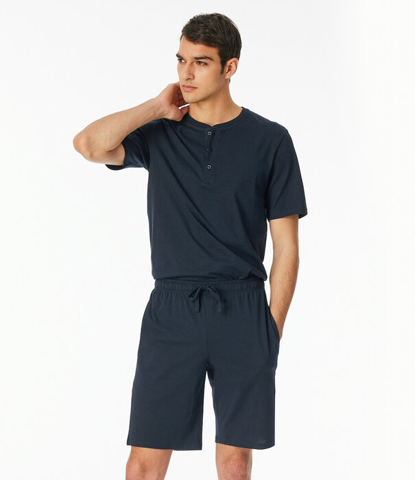 Schiesser Korte broek blauw