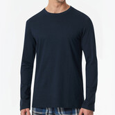 Schiesser Shirt Longsleeve blauw