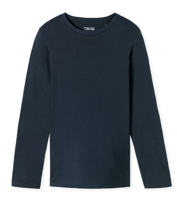 Schiesser Shirt Longsleeve blauw