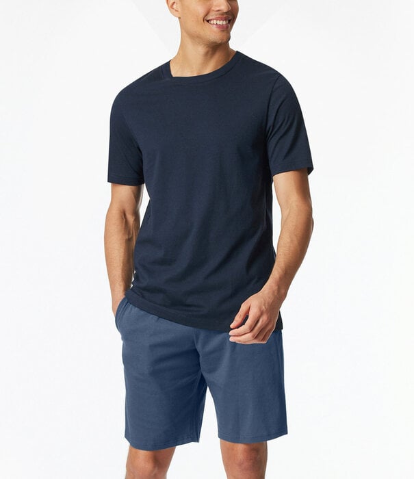 Schiesser Shirt  blauw