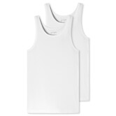 Schiesser Undershirt 2-pack Organic Cotton wit - 95/5