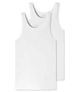 Schiesser Undershirt 2-pack Organic Cotton wit - 95/5