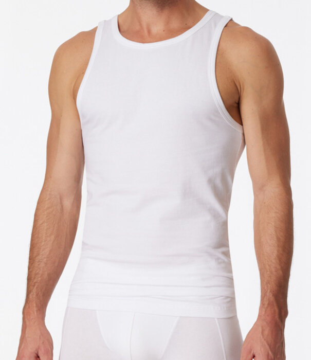 Schiesser Undershirt 2-pack Organic Cotton wit - 95/5