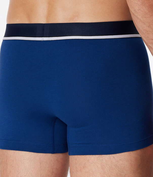 Schiesser Boxershort 3-Pack Organic Cotton blauw/ zwart - 95/5